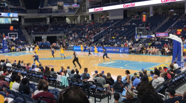 The Chicago Sky took on the Minnesota Lynx at the Wintrust